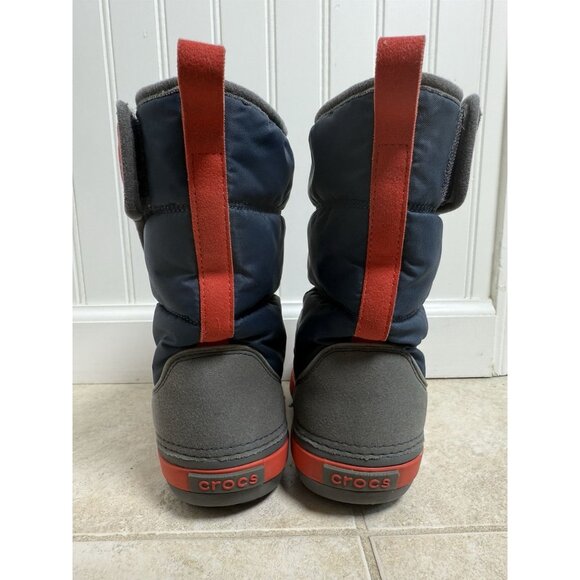 Crocs Unisex-Child LodgePoint Snow Boot Size J2 - Picture 5 of 10